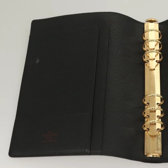 LOUIS VUITTON Epi Agenda GM Day Planner Cover Black R20212 LV Auth 130661 - Picture 14 of 16